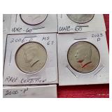 (10) Kennedy Half Dollars - Mostly Uncirculated