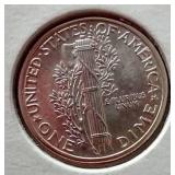 (2) Uncirculated 1943 Mercury Dimes