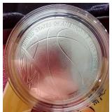 Awesome 2020 Basketball HOF Commemorative Silver Dollar
