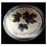 Awesome 2016 Canada Silver Maple Leaf Fractional Set (5) Coins With Box & COA