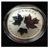 Awesome 2016 Canada Silver Maple Leaf Fractional Set (5) Coins With Box & COA