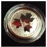 Awesome 2016 Canada Silver Maple Leaf Fractional Set (5) Coins With Box & COA