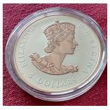 Awesome 2016 Canada Silver Maple Leaf Fractional Set (5) Coins With Box & COA