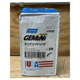 Norton Gemini 4-1/2 x1/4 x7/8  Flap Discs