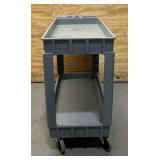 Heavy-Duty, Two-Shelf Utility Cart