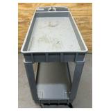 Heavy-Duty, Two-Shelf Utility Cart