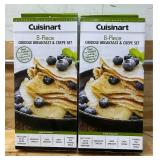 Cuisinart 8-Piece Griddle Breakfast & Crepe Set lot of 2