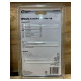 Commercial Electric Manual-Ranging Multimeter lot of 2