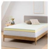 Zinus 3 Inch Green Tea Memory Foam Mattress Topper king