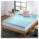 Zoned Memory Foam Mattress Topper Twin / 3" (returned item/like new)