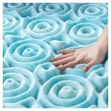 Zoned Memory Foam Mattress Topper Twin / 3" (returned item/like new)