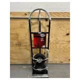 Ironton Steel Pneumatic Hand Truck, 600-Lb. Capacity, 16.93in.L x 21.65in.W x 51.57in.H