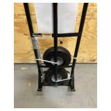 Ironton Steel Pneumatic Hand Truck, 600-Lb. Capacity, 16.93in.L x 21.65in.W x 51.57in.H