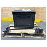 Pleasant Hearth 23.5 in. Compact 20,000 BTU Vent-Free Dual Fuel Gas Stove