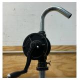 Hand Pump: Rotary Action, Pump with Spout, Cast Iron Housing