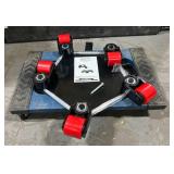 Strongway Omni-Directional Machinery Mover with 360  Rotation, 8800-Lb. Capacity, 5 Rollers Msrp $329.99