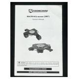 Strongway Omni-Directional Machinery Mover with 360  Rotation, 8800-Lb. Capacity, 5 Rollers Msrp $329.99