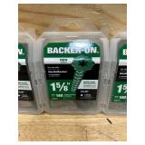 Backer-On #9 x 1-5/8-in Star-Drive Self-drilling Cement Board Screws (140-Count) (lot of 4)