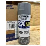Rust-Oleum 2X Ultra Cover Satin Granite Spray Paint and Primer In One (lot of 5 cans)