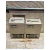 Sistema Nest It Meal Prep Food Storage Containers with Lids, 2 Compartments, 3.7 Cups, 10-Pack, Green (B0B48W96LN)