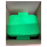 Sistema Nest It Meal Prep Food Storage Containers with Lids, 2 Compartments, 3.7 Cups, 10-Pack, Green (B0B48W96LN)