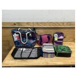 Assorted lunch boxes and totes