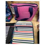 Assorted lunch boxes and totes