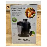 Hamilton Beach Black Stainless Steel 12 oz Juice Extractor