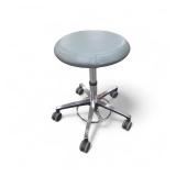 Sky Stool 4-leg base chromed steel base and a seat that swivels 360°