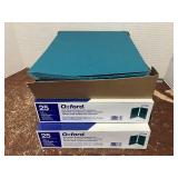 Teal Twin Pocket Folders