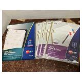 Sheet Protectors and Binder Dividers