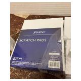 Scratch Pads, Pens and Pencils