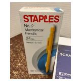 Scratch Pads, Pens and Pencils