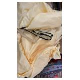 Black Box Tarps & Canopy Fabric Bundle -  Cream Canvas, Heavy-Duty Tarp