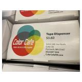Color Cafe Tape Dispenser - (Lot of 4)