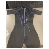 Cressi Lady Wetsuit - Size S/2 - Black with Purple Stitching