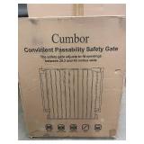 Cumbor Safety Gate 29.2-43 Inches Walk-Thru Auto-Close