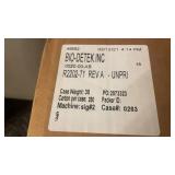 Case of 250 Lunch Boxes 8.75 x 4.25 x 4.25 inches