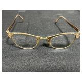 Vintage Glass Bowls, Baldwin Brass Candle Holders, and VTG Eyeglasses with Ray Ban Case