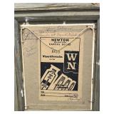 VTG 1969 Framed Oil Painting by E. Blout, New Orleans French Market Scene, 14x12