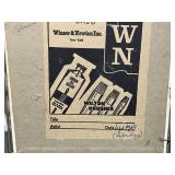 VTG 1969 Framed Oil Painting by E. Blout, New Orleans French Market Scene, 14x12