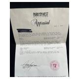 Alexander Chen Signed Eiffel Tower Lithograph Framed Art 26x33.5 Inches W/ COA & APPRAISAL