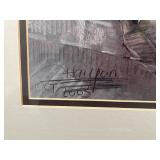 Hai Yan Signed Offset Lithograph The Honeymooners Framed Artwork 17x21.5 W COA