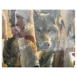 Signed & Numbered Limited Edition Framed Wolf Artwork 211/600