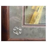 Signed & Numbered Limited Edition Framed Wolf Artwork 211/600