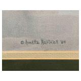 Pair of Annette Hartzell Limited Edition Puffin Art Prints, Signed and Numbered