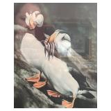 Pair of Annette Hartzell Limited Edition Puffin Art Prints, Signed and Numbered