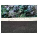 Gun-Britt Lawurn Signed 1988 New Sweden Poster Forsaken Bicycle 27x19 in