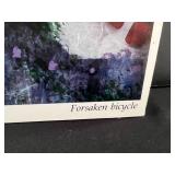 Gun-Britt Lawurn Signed 1988 New Sweden Poster Forsaken Bicycle 27x19 in