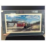 Steel Dawn Limited Edition Framed Train Art Print, Signed and Numbered 106/500